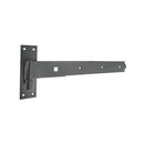 Spira Brass - Hook and Band Hinge - Straight 18" - 450mm  - Black - 7159 - Choice Handles