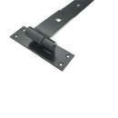 Spira Brass - Hook and Band Hinge - Straight 18" - 450mm  - Black - 7159 - Choice Handles
