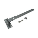 Spira Brass - Hook and Band Hinge - Straight 18" - 450mm  - Black - 7159 - Choice Handles