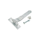 Spira Brass - Hook and Band Hinge - Cranked 10" - 250mm  - Galvanised - 7172 - Choice Handles