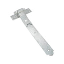 Spira Brass - Hook and Band Hinge - Cranked 12" - 300mm  - Galvanised - 7173 - Choice Handles
