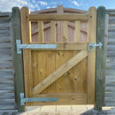 Spira Brass - Hook and Band Hinge - Cranked 24" - 600mm  - Galvanised - 7175 - Choice Handles
