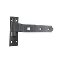 Spira Brass - Hook and Band Hinge - Cranked 8" - 200mm  - Black - 7176 - Choice Handles