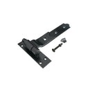 Spira Brass - Hook and Band Hinge - Cranked 8" - 200mm  - Black - 7176 - Choice Handles