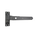 Spira Brass - Hook and Band Hinge - Cranked 12" - 300mm  - Black - 7178 - Choice Handles