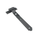 Spira Brass - Hook and Band Hinge - Cranked 12" - 300mm  - Black - 7178 - Choice Handles