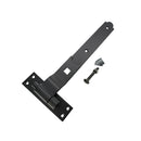 Spira Brass - Hook and Band Hinge - Cranked 12" - 300mm  - Black - 7178 - Choice Handles