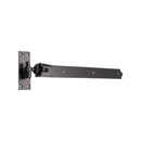 Spira Brass - Hook and Band Hinge - Adjustable 24" - 600mm  - Black - 7200 - Choice Handles