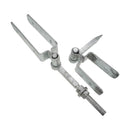Spira Brass - Field Gate Kit - Adjustable 12"- 300mm  - Galvanised - 7201 - Choice Handles