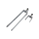 Spira Brass - Field Gate Kit - Adjustable 18" - 450mm  - Galvanised - 7202 - Choice Handles