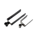 Spira Brass - Field Gate Kit - Adjustable 12" - 300mm  - Black - 7204 - Choice Handles