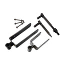 Spira Brass - Field Gate Kit - Adjustable 12" - 300mm  - Black - 7204 - Choice Handles