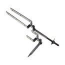Spira Brass - Field Gate Kit - Adjustable 18" - 450mm  - Black - 7205 - Choice Handles