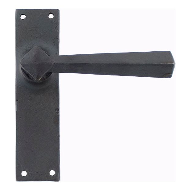 From The Anvil - Straight Lever Latch Set - Beeswax - 73114 - Choice Handles