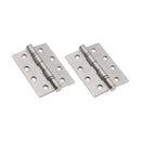 Spira Brass - CE13 100mm  Stainless Steel BB Hinge - Satin - Satin - 8340 - Choice Handles