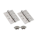 Spira Brass - CE13 100mm  Stainless Steel BB Hinge - Satin - Satin - 8340 - Choice Handles