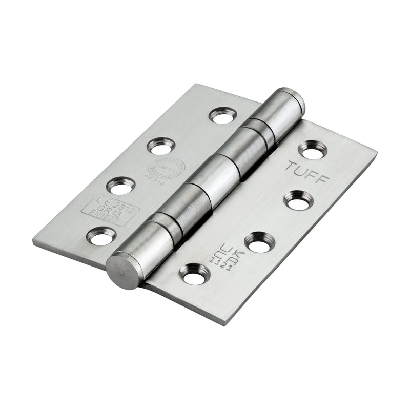 Spira Brass - CE13 100mm  Stainless Steel BB Hinge - Satin - Satin - 8340 - Choice Handles