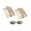 Spira Brass - CE13 100mm  Stainless Steel BB Hinge - Electro Brass - 8344 - Choice Handles