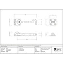 From The Anvil - 4" Cabin Hook - Polished Brass - 83548 - Choice Handles