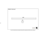 From The Anvil - Beeswax 2m Curtain Pole - Beeswax  - 83617 - Choice Handles