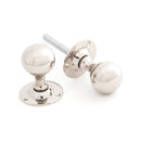 From The Anvil - Ball Mortice Knob Set - Polished Nickel - 83632 - Choice Handles