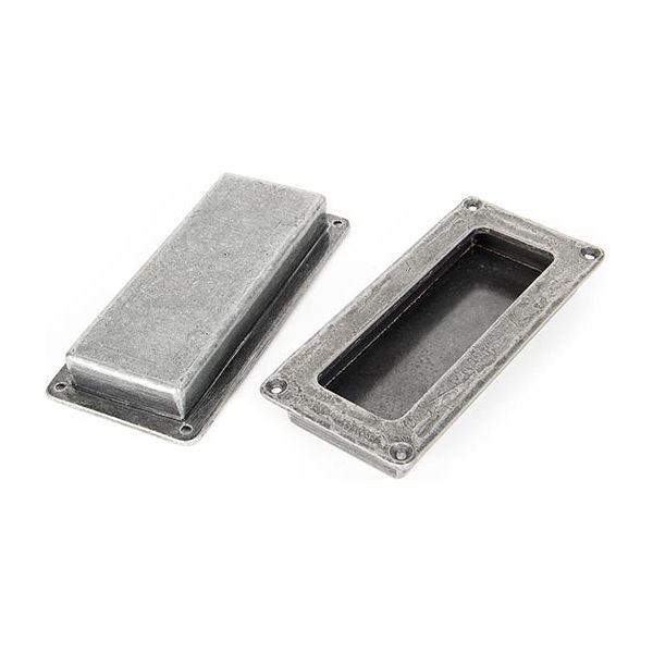 From The Anvil - Pewter Flush Handle - Pewter Patina  - 83654 - Choice Handles