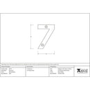 From The Anvil - Numeral 7 - Polished Brass - 83717 - Choice Handles