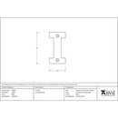 From The Anvil - Letter I - Black - 83800I - Choice Handles