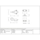 From The Anvil - Fanlight Catch with two Keeps - Aged Bronze - 83844 - Choice Handles