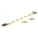 From The Anvil - 12" Reeded Stay - Aged Brass - 83909 - Choice Handles