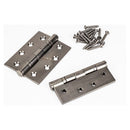 From The Anvil - 4" Ball Bearing Butt Hinge (pair) ss - Aged Bronze - 83977 - Choice Handles