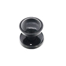 Spira Brass - Plastic Rim / Mortice Knob  - Black - 8456 - Choice Handles