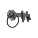 Spira Brass - Ring Gate Latch - Black - 8477 - Choice Handles