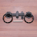 Spira Brass - Ring Gate Latch - Black - 8478 - Choice Handles