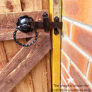 Spira Brass - Ring Gate Latch - Black - 8478 - Choice Handles