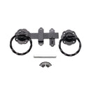 Spira Brass - Ring Gate Latch - Black - 8478 - Choice Handles