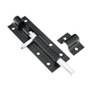 Spira Brass - Iron Barrel Bolt - Straight 3"  - Black - 8480 - Choice Handles
