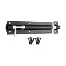 Spira Brass - Iron Barrel Bolt - Straight 6"  - Black - 8482 - Choice Handles