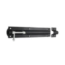 Spira Brass - Iron Barrel Bolt - Straight 8"  - Black - 8483 - Choice Handles