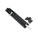 Spira Brass - Iron Barrel Bolt - Straight 8"  - Black - 8483 - Choice Handles