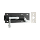 Spira Brass - Iron Barrel Bolt - Necked 4"  - Black - 8484 - Choice Handles