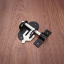 Spira Brass - Iron Oval Pad Bolt  - Black - 8783 - Choice Handles