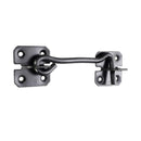 Spira Brass - Iron cabin Hook Black 4" - 100mm - Black - 8786 - Choice Handles