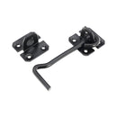 Spira Brass - Iron cabin Hook Black 4" - 100mm - Black - 8786 - Choice Handles