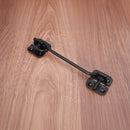 Spira Brass - Iron cabin Hook Black 6" - 150mm - Black - 8787 - Choice Handles