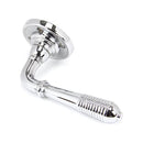 From The Anvil - Polished Chrome Reeded Lever on Rose Set - Polished Chrome  - 90007 - Choice Handles