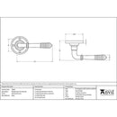 From The Anvil - Polished Chrome Reeded Lever on Rose Set - Polished Chrome  - 90007 - Choice Handles