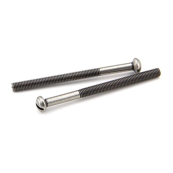 From The Anvil - Pewter SS M5 x 64mm Male Bolts (2) - Pewter Patina  - 90031 - Choice Handles