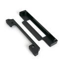 From The Anvil - Black ½" Euro Sash Lock Rebate Kit - 90057 - Choice Handles