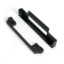 From The Anvil - ½" Euro Sash Lock Rebate Kit - Black - 90057 - Choice Handles